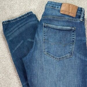 American Eagle Mens Slim Straight Jeans Airflex+ Dark Wash‎ Denim Size 29x32